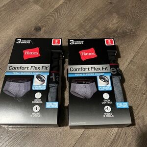 Hanes 6 Pairs Comfort Flex Fit Briefs Size Small (28-30) New
